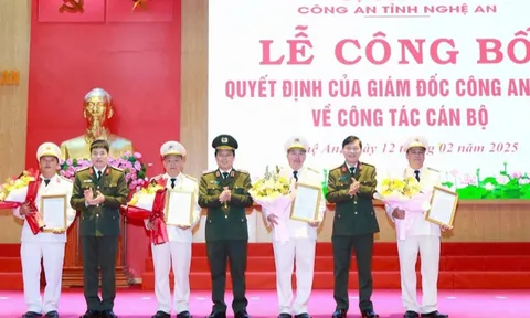 4 phó trưởng công an huyện tại Nghệ An tình nguyện về làm trưởng, phó công an cấp xã