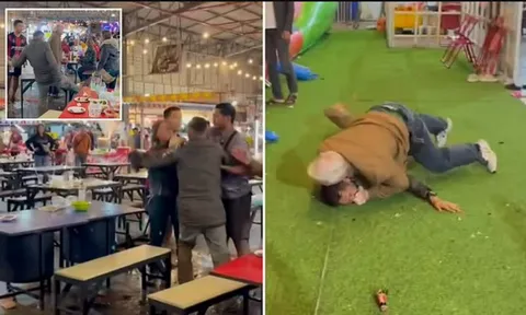 Bắt quả tang vợ ngoại tình với người đàn ông ngoại quốc, "2 chồng chính" lao vào ẩu đả khiến dân tình sửng sốt