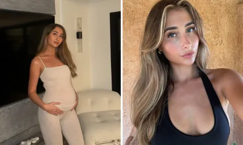 Nữ người mẫu "ngủ với 101 người đàn ông trong 1 ngày" bất ngờ khoe bụng bầu