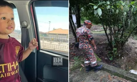 Malaysia: Thi thể bé trai 19 tháng tuổi được tìm thấy sau 2 ngày mất tích