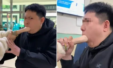Clip: Đu trend "ăn tay", cặp đôi phải cầu cứu bác sĩ trong tình trạng "miệng tay dính liền"