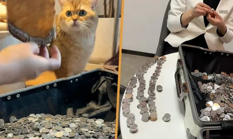 "Trả đũa" dịch vụ kém, người phụ nữ thanh toán bằng 6.000 đồng xu khiến nhân viên đếm tiền "mỏi mắt"