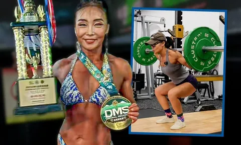 "Bà mẹ cơ bắp" 55 tuổi vô địch giải thể hình sau hơn 20 năm tập luyện, chứng minh tuổi tác chỉ là con số