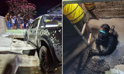 Thái Lan: Tài xế say rượu rơi xuống cống, tử vong vì nước thải độc hại