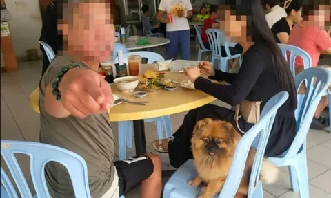 Bị nhắc nhở vì để chó cưng ngồi trên ghế, người đàn ông "điên tiết" chửi bới, đe dọa đánh người