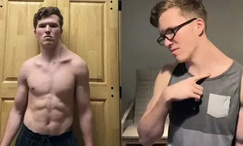 TikToker trẻ tập lệch người để trở nên "xấu có chủ đích”, thách thức chuẩn mực vẻ đẹp hình thể nam giới