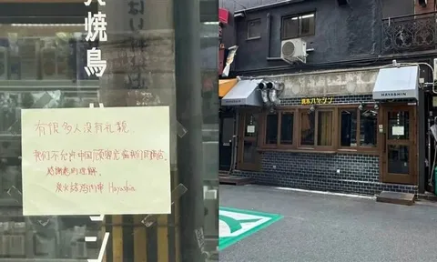 Nhà hàng Nhật treo biển cấm khách Trung Quốc vì “thô lỗ”, cộng đồng quốc tế phản ứng gay gắt