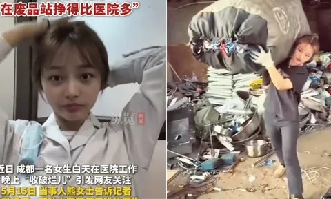 "Chê" việc bác sĩ lương thấp, cô gái làm thêm ở bãi phế liệu để có thu nhập cao hơn