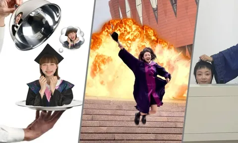 Ảnh tốt nghiệp kiểu meme: Gen Z Trung Quốc "cười ra nước mắt" trước tương lai mờ mịt