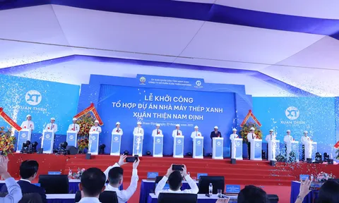 Khởi công Tổ hợp dự án nhà máy thép xanh Nam Định