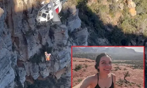 Clip: Giải cứu người phụ nữ sống sót thần kỳ sau 3 ngày rơi xuống vực sâu