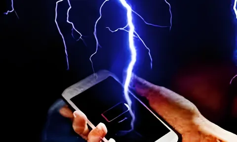 Dùng điện thoại lúc đang sạc giữa trời mưa giông, nữ sinh bị sét đánh nhập viện