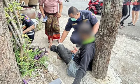 Pha ngã xe “khó đỡ” khiến người đàn ông đập mặt vào... trái sầu riêng, lãnh trọn hàng chục vết thương