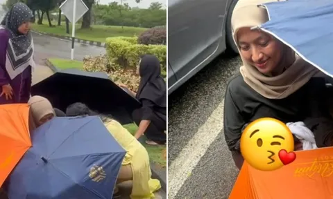 Cơn chuyển dạ bất ngờ khiến sản phụ sinh con ngay bên vệ đường, phải dùng dây giày cắt dây rốn