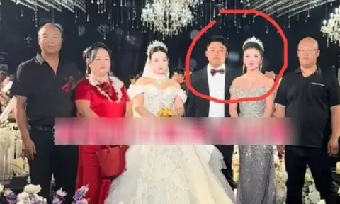 Mẹ chú rể chiếm trọn spotlight với váy đính đá và vương miện lộng lẫy, cô dâu bị lu mờ trong đám cưới của chính mình