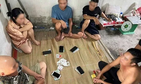 Quảng Ninh: Bắt quả tang 4 nam, 1 nữ làm "điều mờ ám" trong chòi trông vườn, thu giữ nhiều tang vật liên quan