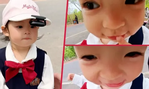 Bé gái 2 tuổi chỉ chạy nhảy, khóc cười thôi mà đã hút 360 triệu lượt xem, ai cũng "tan chảy" vì quá đáng yêu