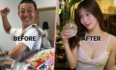 Nam cầu thủ bóng chày bất ngờ "lột xác" trở thành “nữ thần” quán bar Tokyo