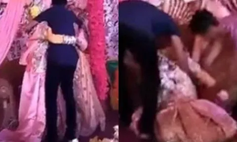 Cô dâu ôm bạn trai cũ, khóc đến ngất xỉu ngay trong đám cưới