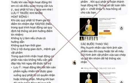 Người phụ nữ ở Hà Nội mất gần 200 triệu đồng vì “khóa tu” giả trên mạng