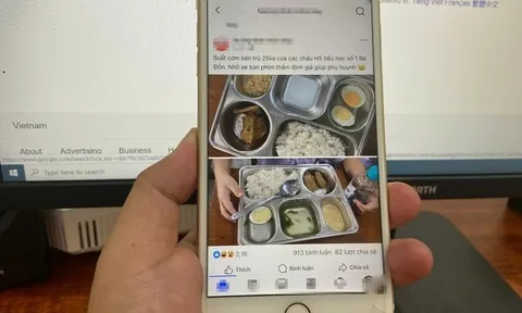 Vụ suất ăn bán trú 25.000 đồng chỉ có trứng, 3 lát chả: Hiệu trưởng gửi thư xin lỗi phụ huynh và học sinh