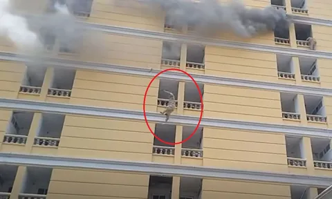 Đau lòng: Vợ con khóc nghẹn khi chứng kiến người chồng rơi từ tầng 7 trong vụ cháy khách sạn