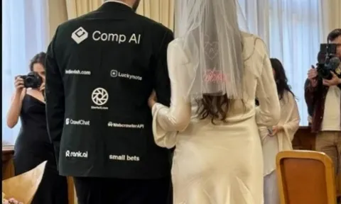 Không đủ tiền cưới, chú rể "hô biến" áo vest thành... bảng quảng cáo và bất ngờ đổi đời