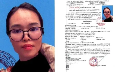 Công an truy nã Bùi Thu Huyền