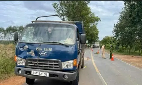 Tạm giữ hình sự tài xế xe tải cán qua người đi bộ 2 lần khiến nạn nhân tử vong thương tâm