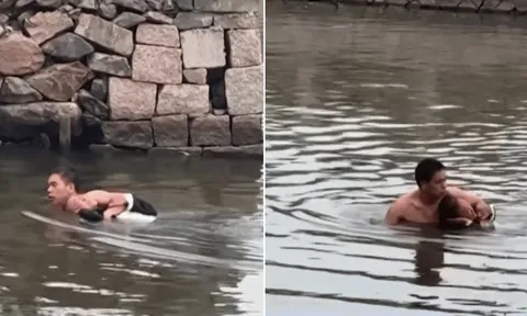 Cựu quân nhân liều mình lao xuống sông cứu người, tiết lộ câu chuyện 35 năm trước khiến ai cũng xúc động