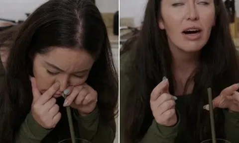 Người phụ nữ gây sốc vì thói quen ăn bằng đường... mũi: Sở thích “ngược đời” khiến ai nghe cũng rùng mình