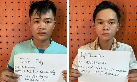 Bắt khẩn cấp Trần Thắng (SN 1999) và Lý Thành Đạt (SN 2003)