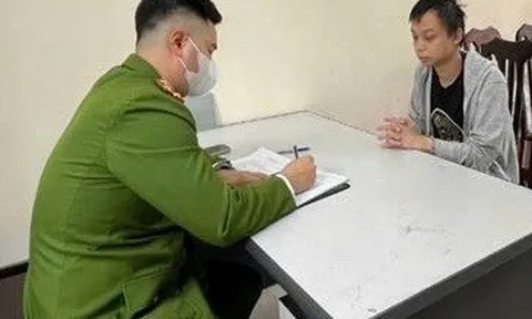 Đối tượng truy nã Ngô Trung Sơn (SN 1996) ra đầu thú