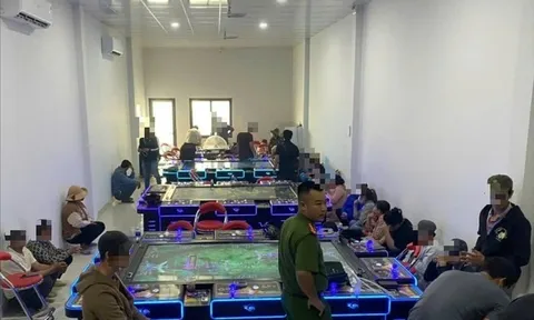 Triệt phá tụ điểm đánh bạc trá hình núp bóng game bắn cá