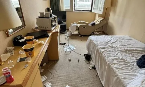 Du khách bị chỉ trích vì để phòng khách sạn ngổn ngang rác, nhân viên lên tiếng bức xúc