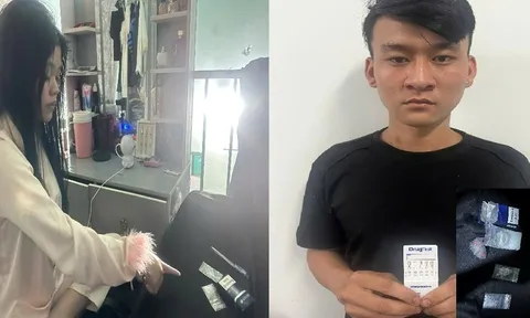 Tạm giữ hình sự Lê Tường Vy (SN 2004) và Lê Hữu Nam (SN 2003)