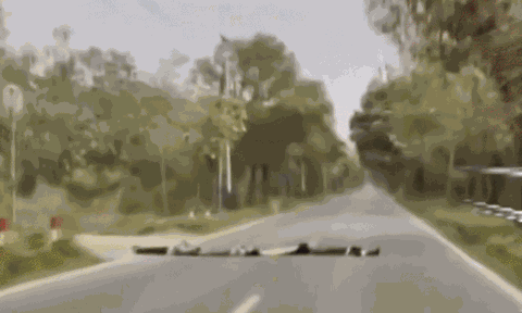 Clip: 4 đứa trẻ nằm giữa đường giả làm "gờ giảm tốc" khiến tài xế thót tim