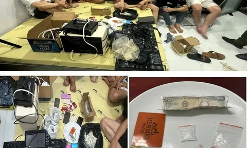 Phát hiện 9 nam thanh niên "làm điều mờ ám" trong tiệm cầm đồ