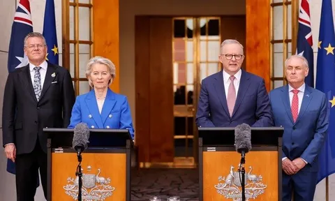 EU và Australia đạt thỏa thuận thương mại, phương Tây giảm phụ thuộc rủi ro từ Mỹ