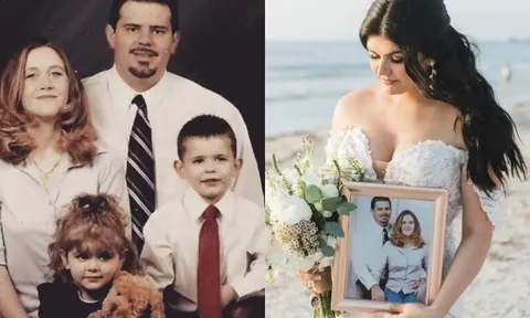 Không còn bố mẹ bên cạnh, cô dâu 28 tuổi vẫn tìm cách để họ “xuất hiện” trong ngày cưới theo cách khiến ai xem cũng nghẹn lòng