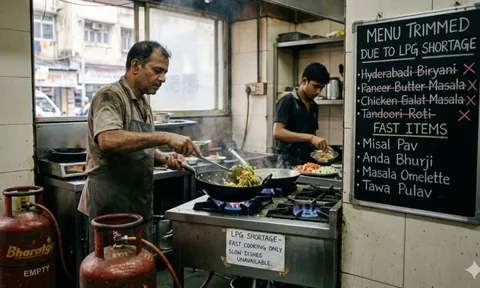 Ấn Độ: Khi gas trở nên khan hiếm, nhiều quán ăn phải quay lại bếp củi, bếp than để duy trì hoạt động