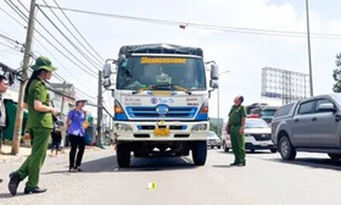 Thực nghiệm hiện trường vụ xe tải gây tai nạn chết người tại Đồng Nai