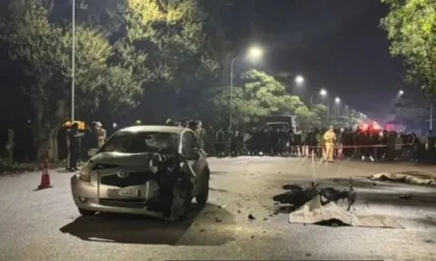 Tài xế ô tô có nồng độ cồn 0,031 mg/l khí thở tông tử vong 3 người trên xe máy đi ngược chiều