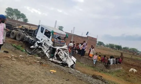 Thảm kịch sau tiệc cưới: 9 người trong một gia đình thiệt mạng do xe chở xi măng lật đè