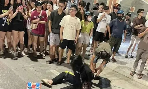 Camera ghi cảnh Hot girl "Ngân Baby”- người từng tuyển bạn trai "giá" 50 triệu/tháng làm loạn lúc nửa đêm ở Nghệ An