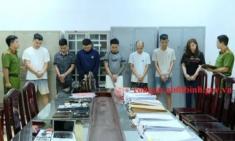 Triệt phá đường dây cho vay nặng lãi, thu lợi 15 tỷ đồng ở Ninh Bình: Hé lộ danh tính cặp vợ chồng 9X cầm đầu