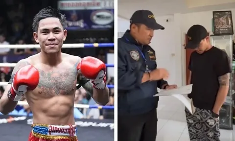 Bắt một võ sĩ muay Thái nổi tiếng