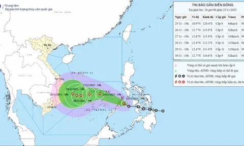 Tin bão gần biển Đông mới nhất: Giật cấp 10, di chuyển nhanh, hướng vào đâu?