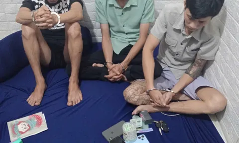 Bắt quả tang nhóm đối tượng tổ chức, sử dụng trái phép chất ma túy ở Đồng Tháp