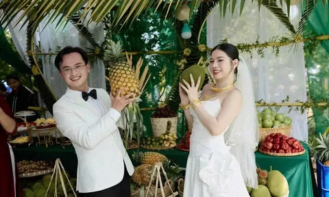 Đám cưới miền Tây “gây sốt” với 600 kg trái cây nhà trồng: Mỗi trái là một lời chào ngọt ngào